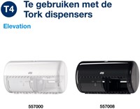 Toiletpapier Tork T4 Advanced 2-laags 493 vel wit 120261-1