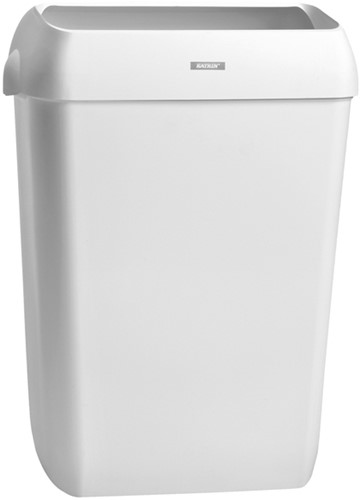 Afvalbak Katrin open inworp 50 liter wit 91912