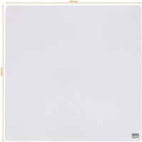 Whiteboard Nobo tegel 36x36cm wit magnetisch