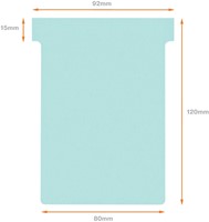 T-kaart Nobo nr.3 80mm blauw 100 stuks-6