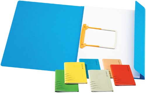 Clipmap Secolor A4 100% gerecycled karton 250gr geel verpakt per 10 stuks-2