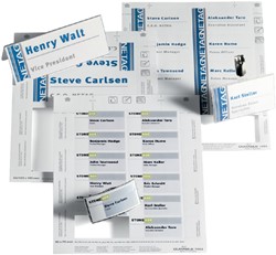 Tafelnaambord Durable 1460 kaart 61 122x210mm 20st 20 Stuk