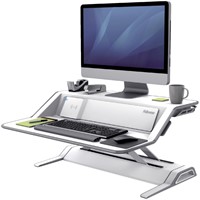 Zit Sta werkplek Fellowes Lotus DX wit 1 Stuk