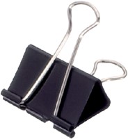 Papierklem MAUL 213 Foldback 40mm zwart  12 Stuks