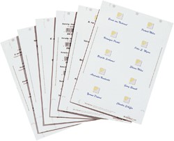 Badgekaart Durable 1453 bedrukbaar 40x75mm 240st 240 Stuk