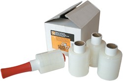 Wikkelfolie CleverPack 100mmx250m 20mu met afroller transp pak à 6 rol