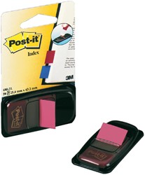 Indextabs Post-it 680 25.4x43.2mm felroze 50 tabs