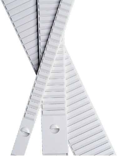 Planbordelement Djois formaat 3 77mm 50 sleuven grijs-2
