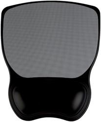 Muismat+polssteun Quantore gel zwart/grijs 1 Stuk