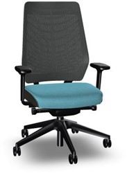 Bureaustoel joyce JC2N1 rug met netbespanning + 4D NPR armleggers